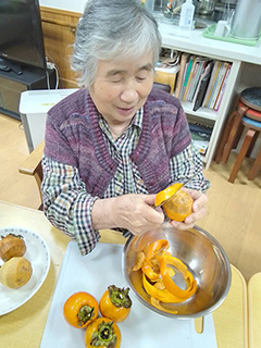 秋の味覚　地区交流 4