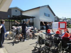 青空の下で糸デイ運動会 1
