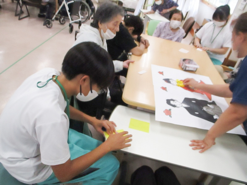 中学生が職場体験に来てくれました 2