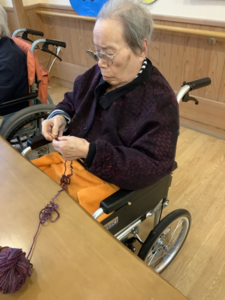 編み物ブーム到来？