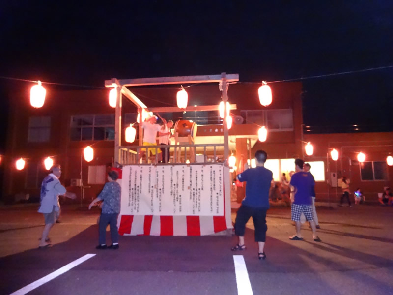 涼風と、太鼓の音色に誘われて♪