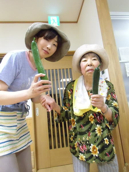 畑の初物です！